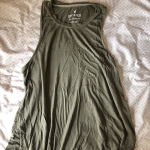 American Eagle Soft and Sexy Green Tank